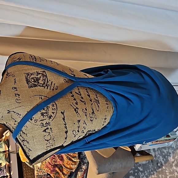 ZYIA ACTIVE SIZE XXXL RACERBACK TANK TOP IN BLUE - Picture 4 of 5